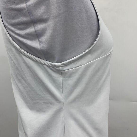 Carbon38 Tank Top Womens XS Extra Small Off White Mock Smooth Sleeveless Cropped - Picture 6 of 13